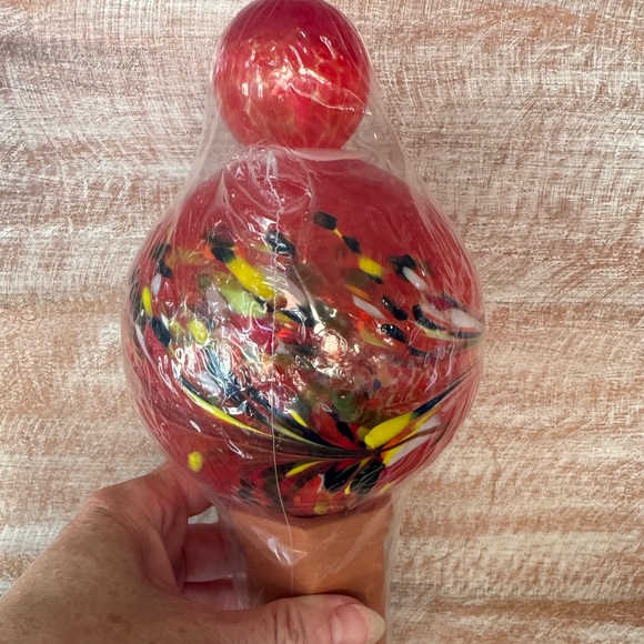 Echo Valley - Glass Globe Plant Quencher Indoor Outdoor Garden Stake (NEW) - Picture 7 of 10